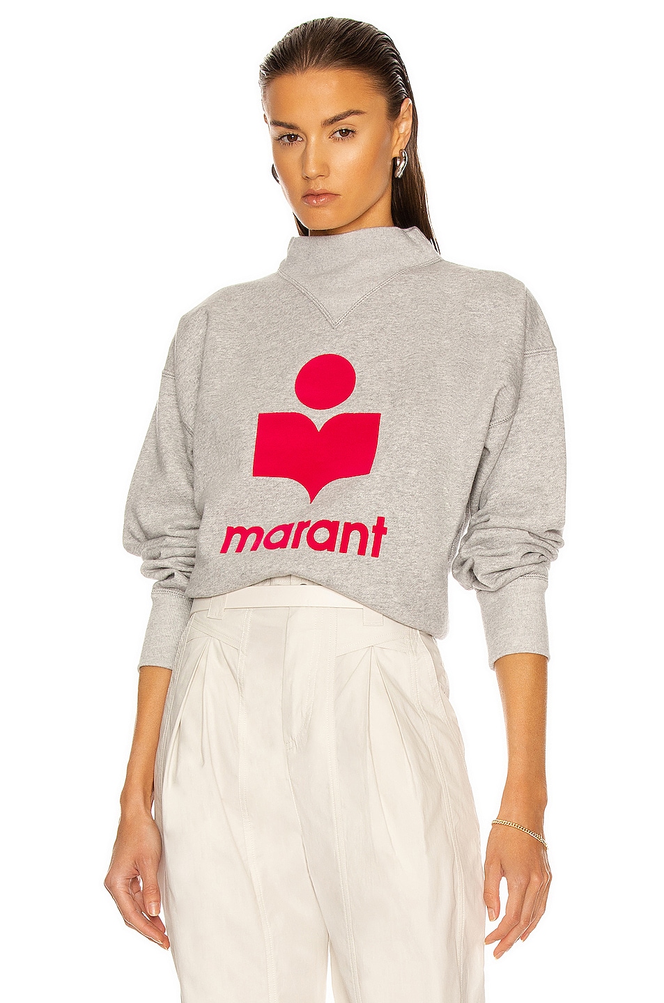 Image 1 of Isabel Marant Etoile Moby Sweatshirt in Grey