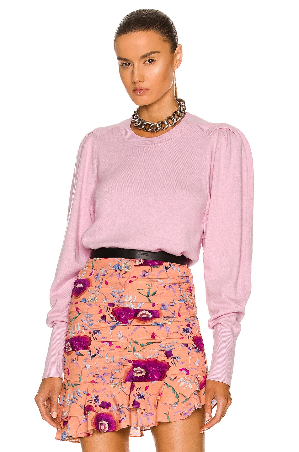 Image 1 of Isabel Marant Etoile Camelia Sweater in Light Pink