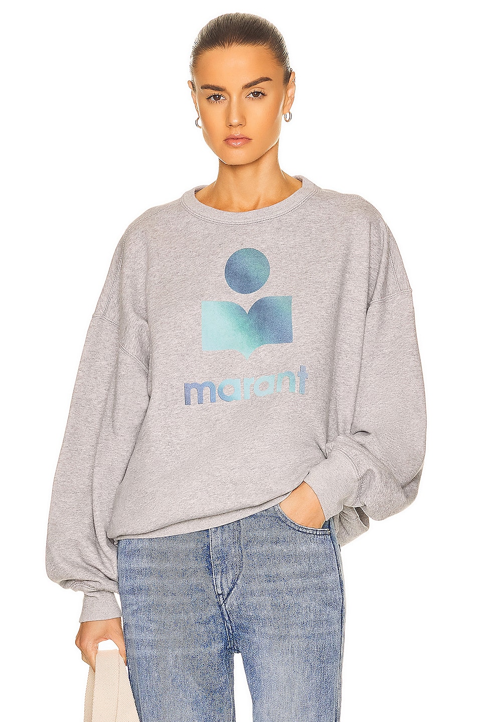 Image 1 of Isabel Marant Etoile Mindy Sweatshirt in Grey