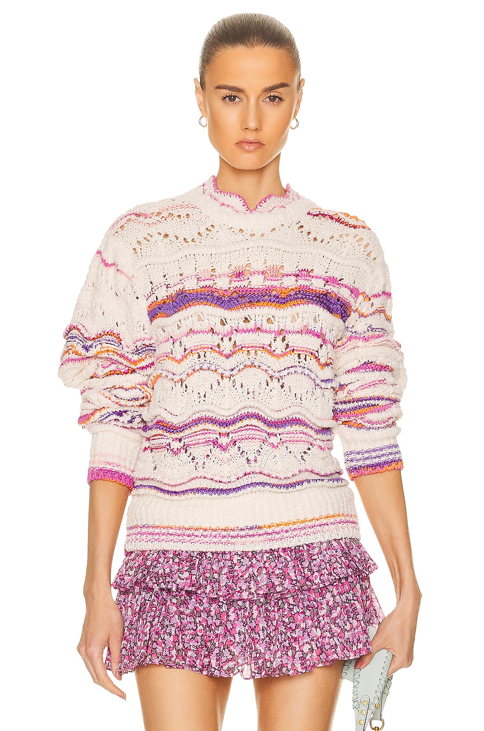 Image 1 of Isabel Marant Etoile Ambre Sweater in Pink