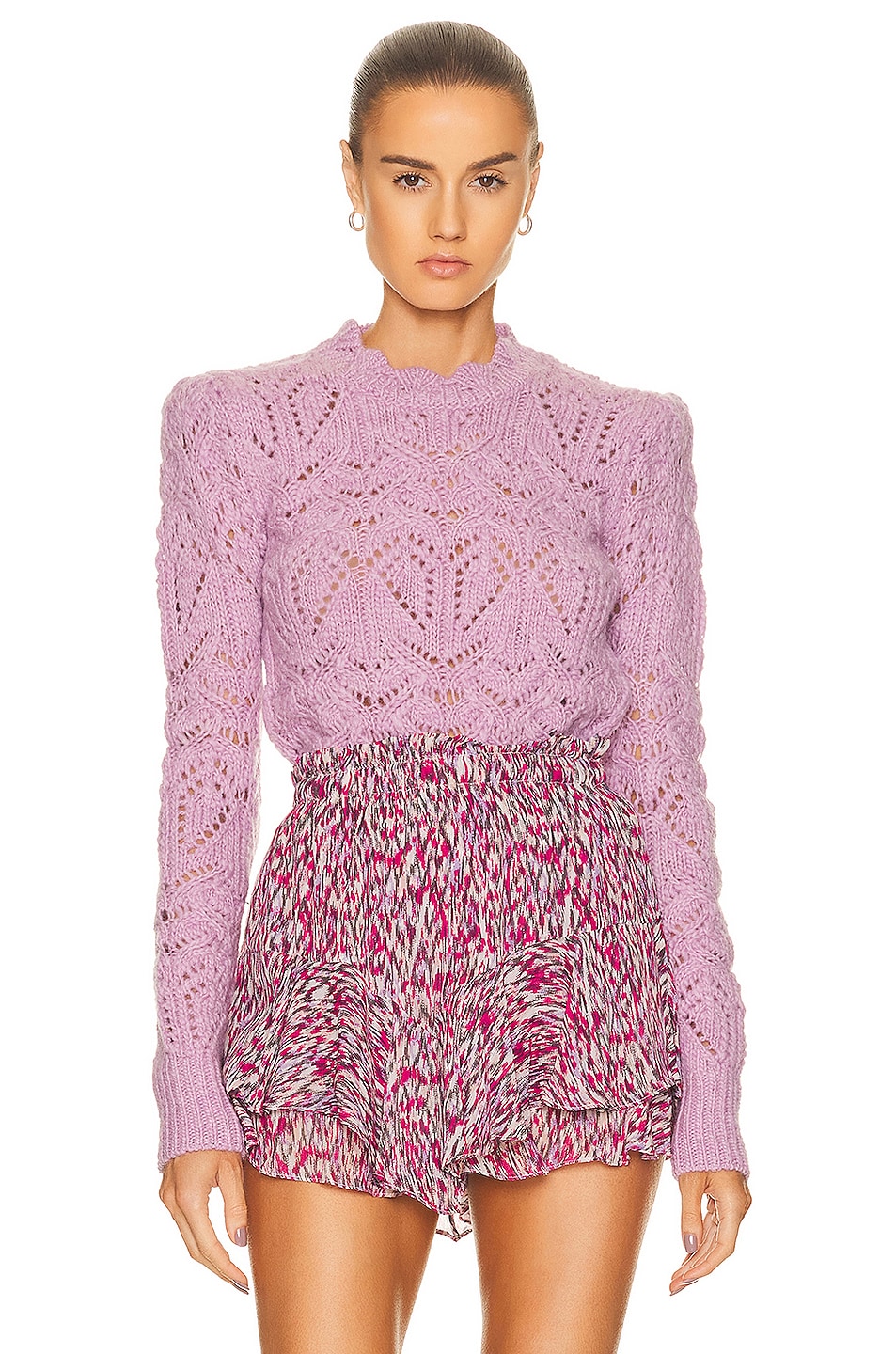 Image 1 of Isabel Marant Etoile Gaia Sweater in Lilac