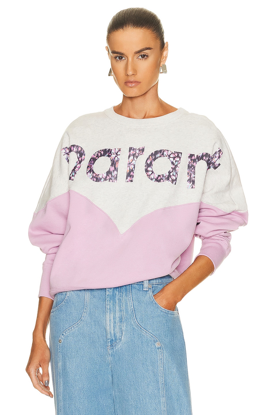 Isabel Marant Etoile Houston Sweatshirt in Light Pink | FWRD