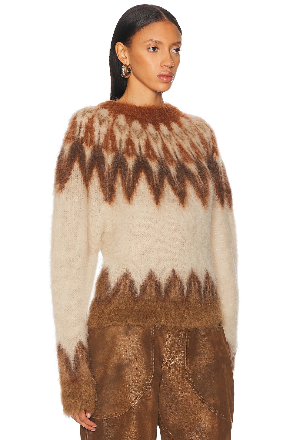 Isabel Marant Étoile Isabel Marant Etoile Embroidered Wool Blend Natania Sweater In Multi