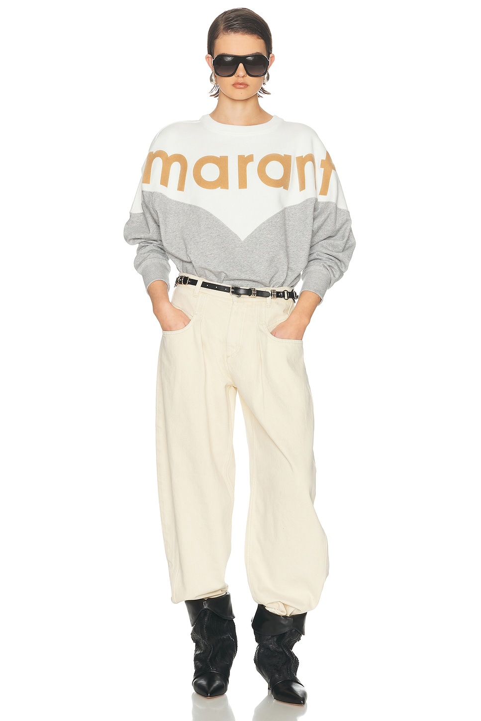 Isabel Marant Etoile Houston Sweatshirt | Thumbnail 4 Isabel Marant Etoile Houston Sweatshirt | Thumbnail 4