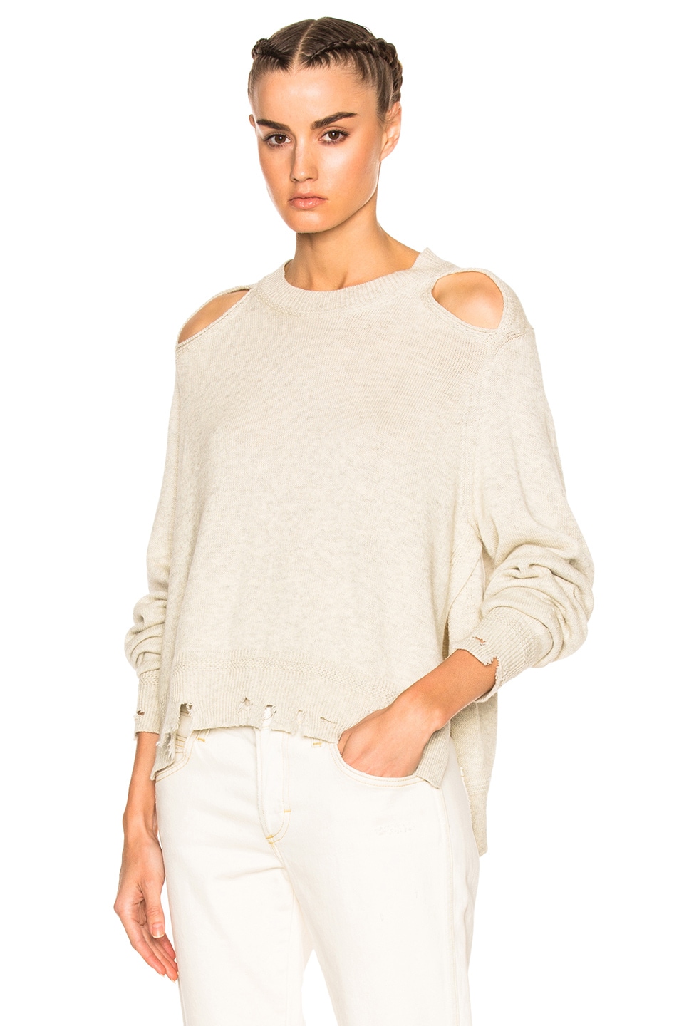 Image 1 of Isabel Marant Etoile Kelia Regular Sweater in Light Gray