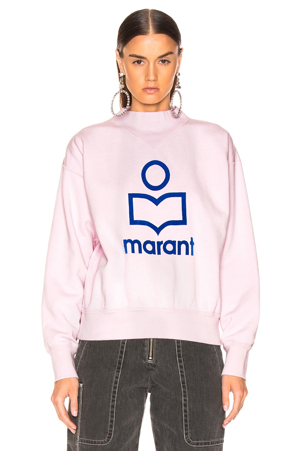 Isabel Marant Etoile Moby Sweater in Light Pink | FWRD