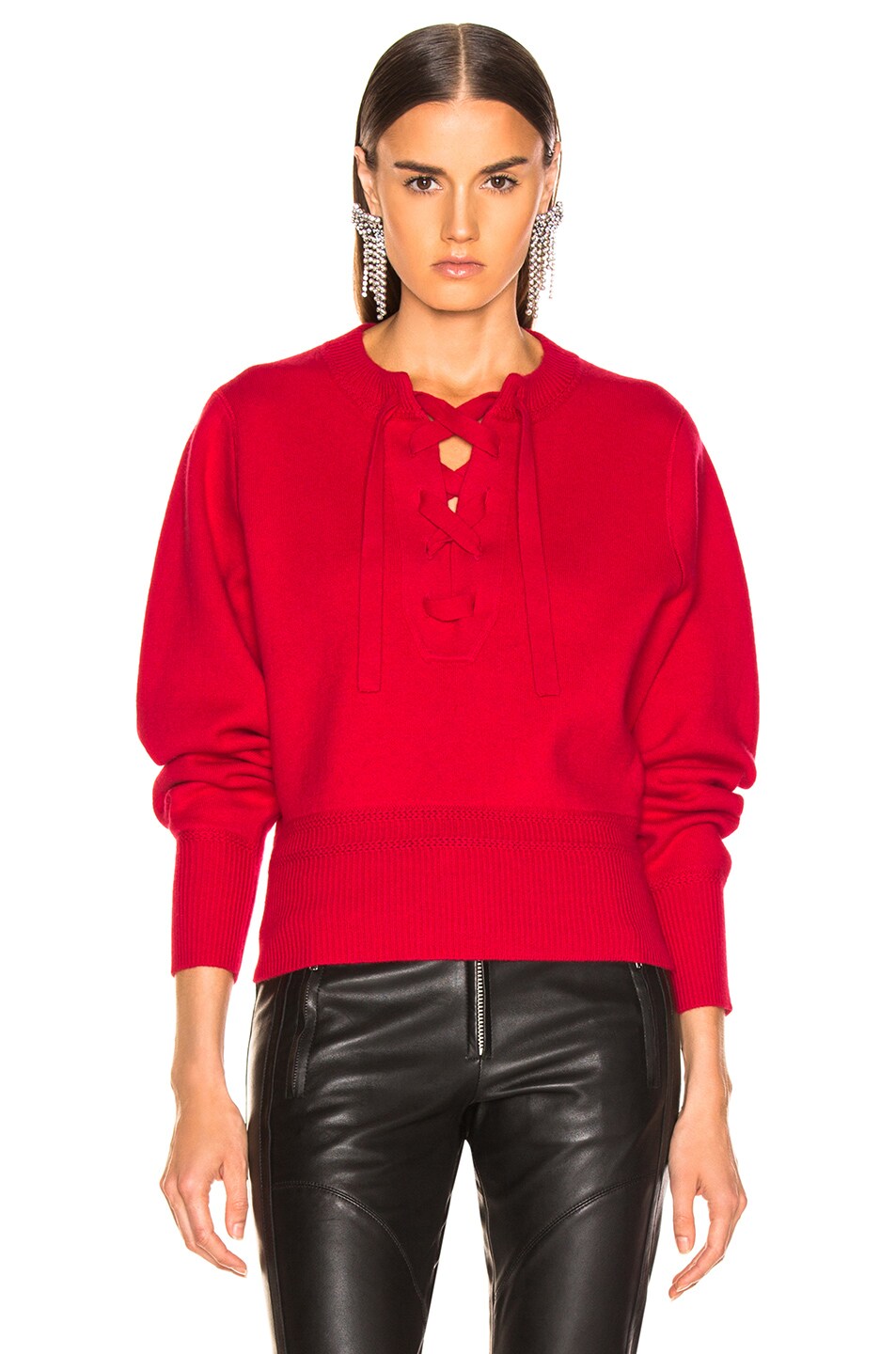 Image 1 of Isabel Marant Etoile Kaylyn Sweater in Red
