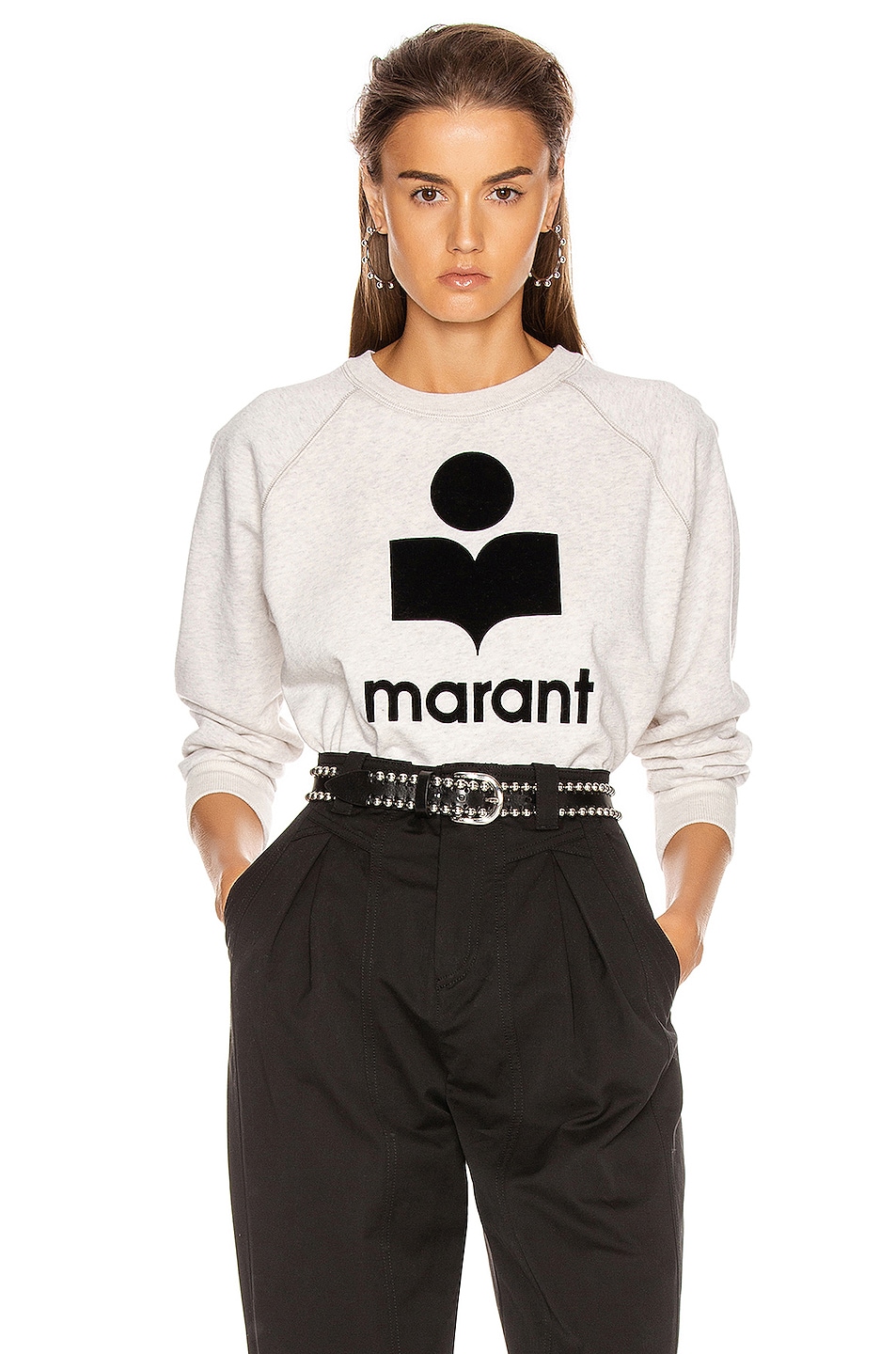 Isabel Marant Etoile Milly Sweatshirt in Ecru | FWRD