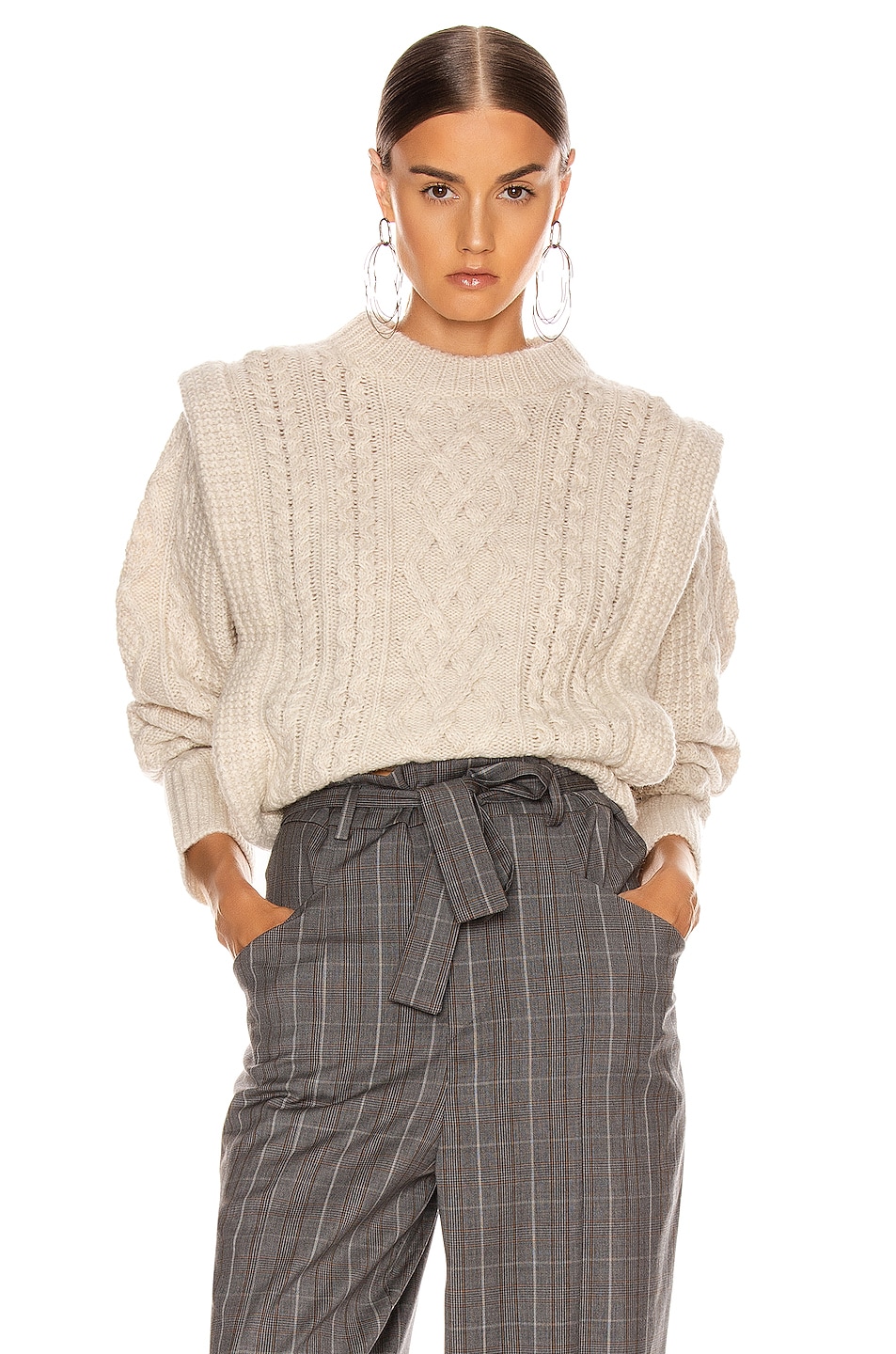 Image 1 of Isabel Marant Etoile Tayle Sweater in Ecru