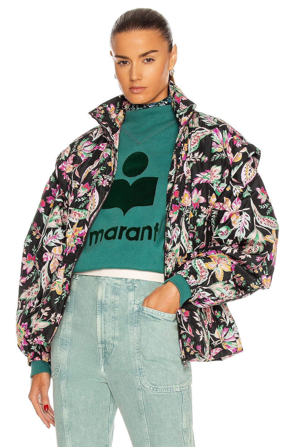 Image 1 of Isabel Marant Etoile Dastya Jacket in Multicolor