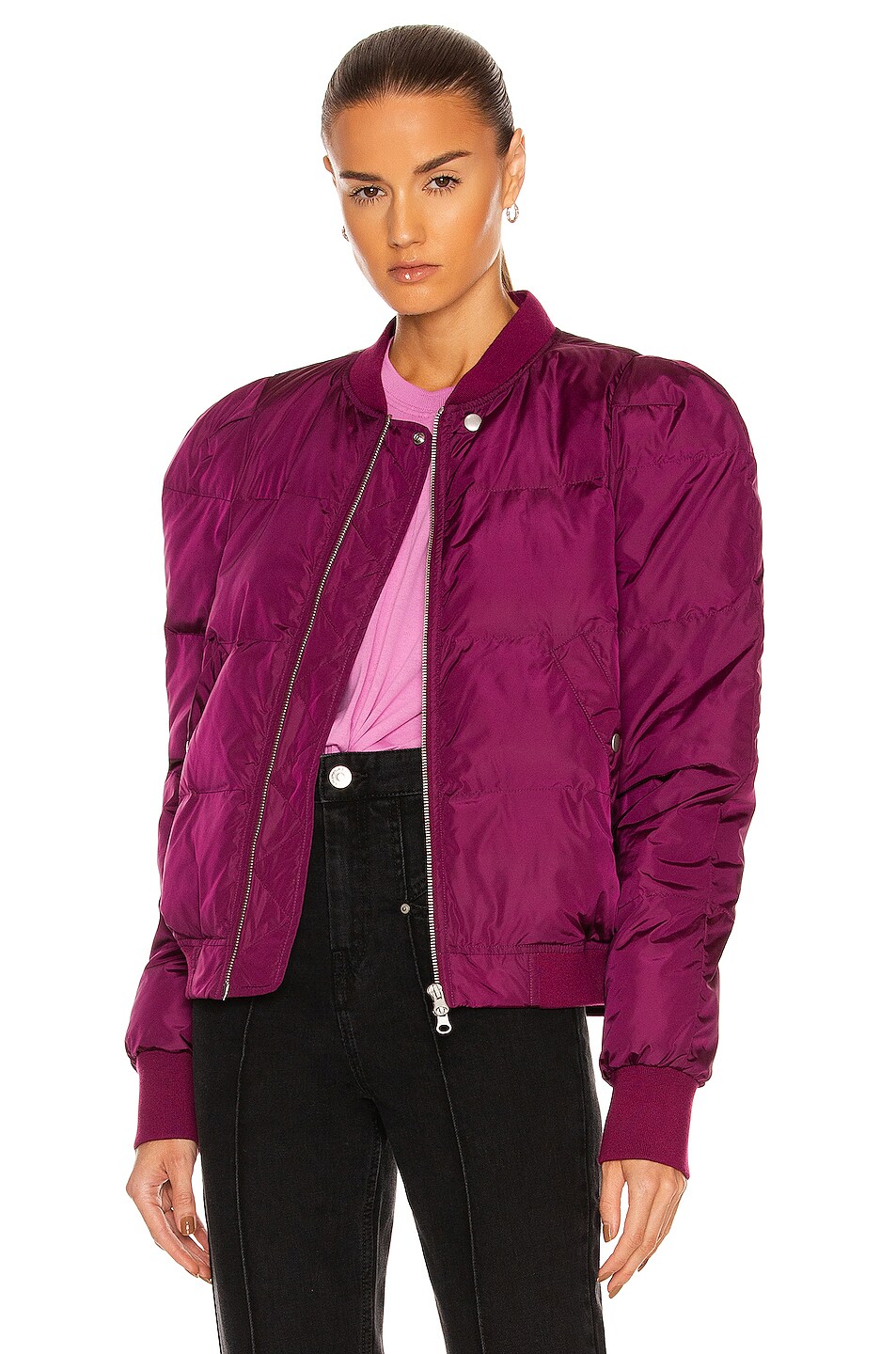Image 1 of Isabel Marant Etoile Cody Jacket in Purple