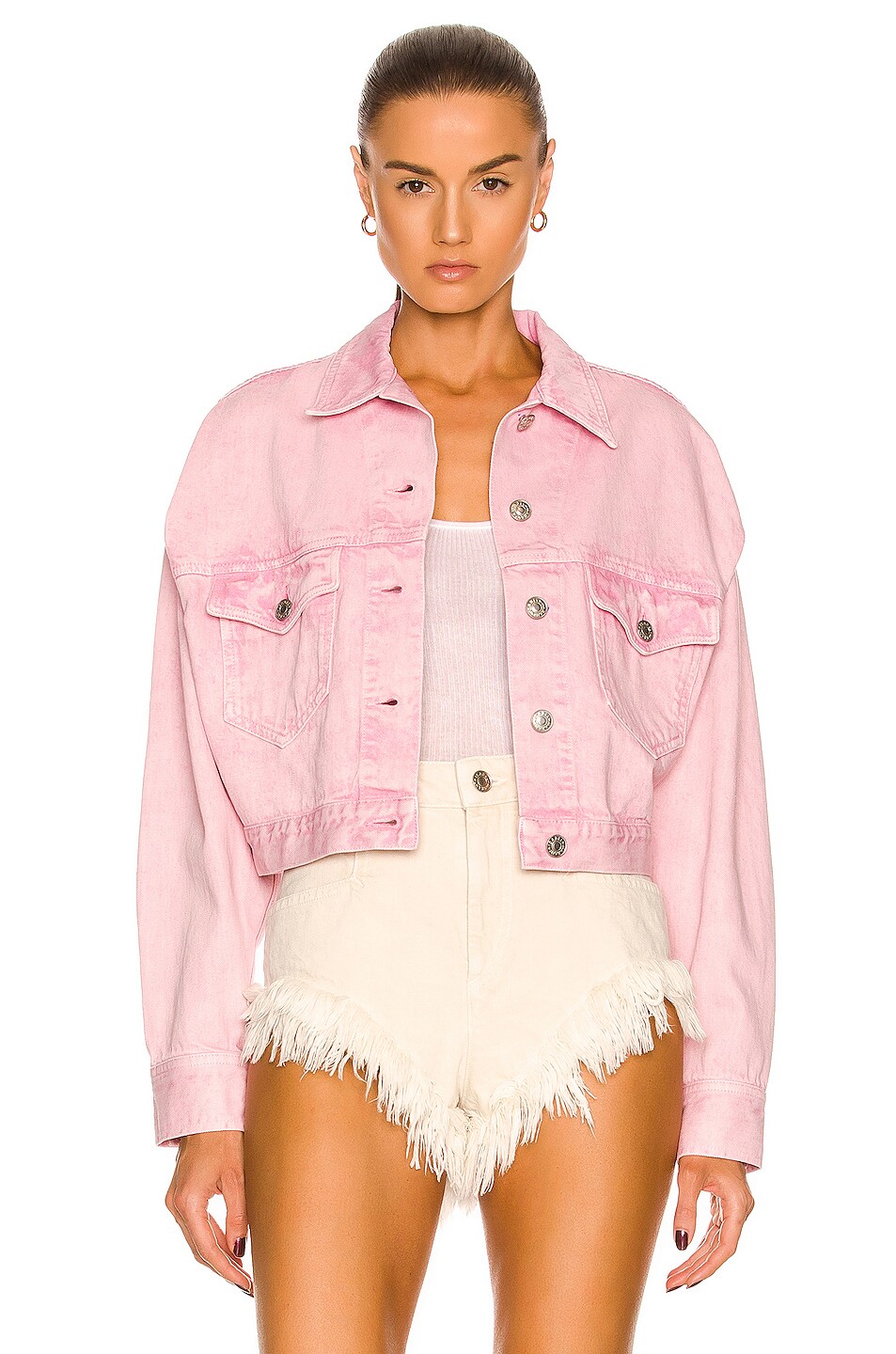 Image 1 of Isabel Marant Etoile Tadia Jacket in Light Pink