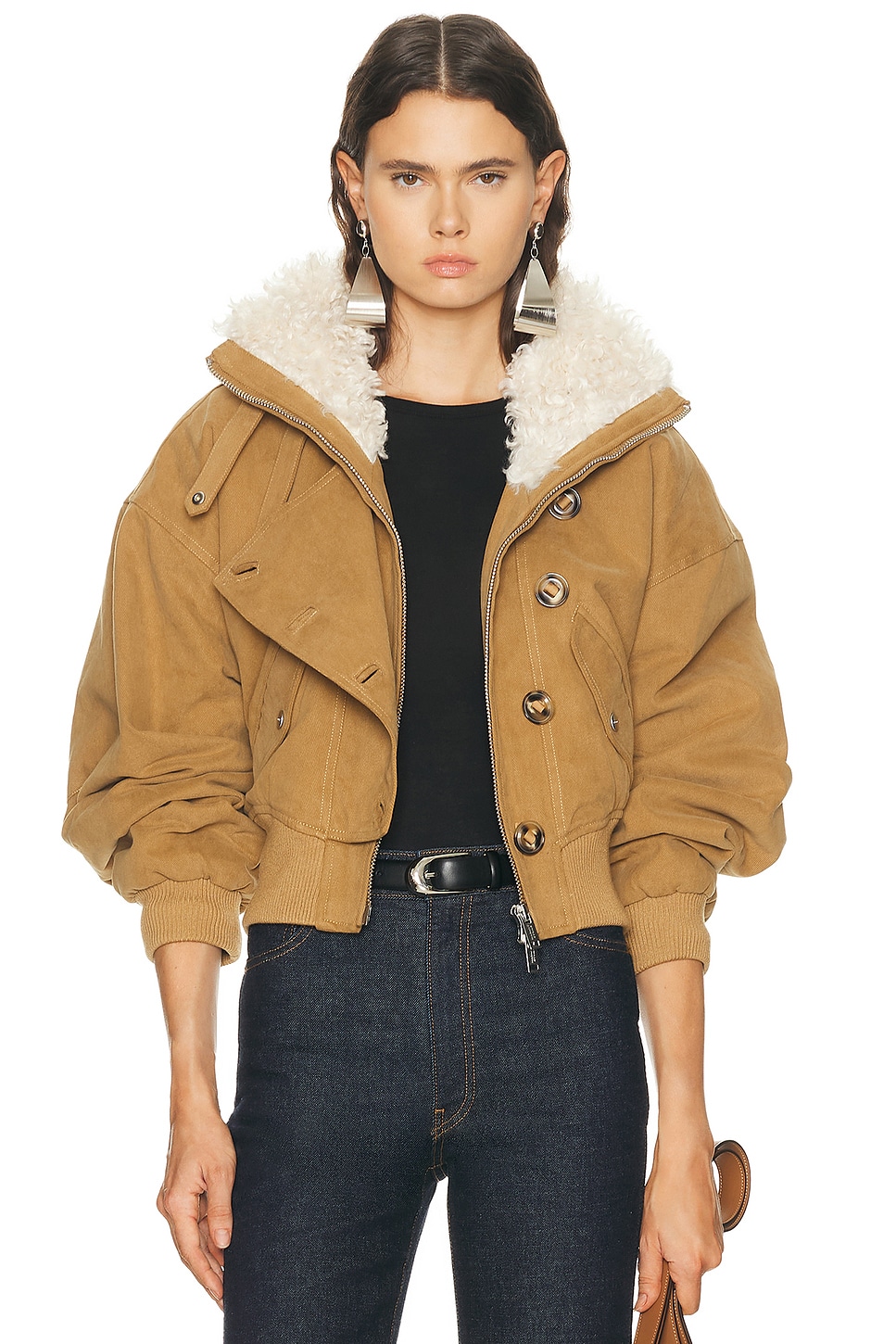 Image 1 of Isabel Marant Etoile Oana Jacket in Camel