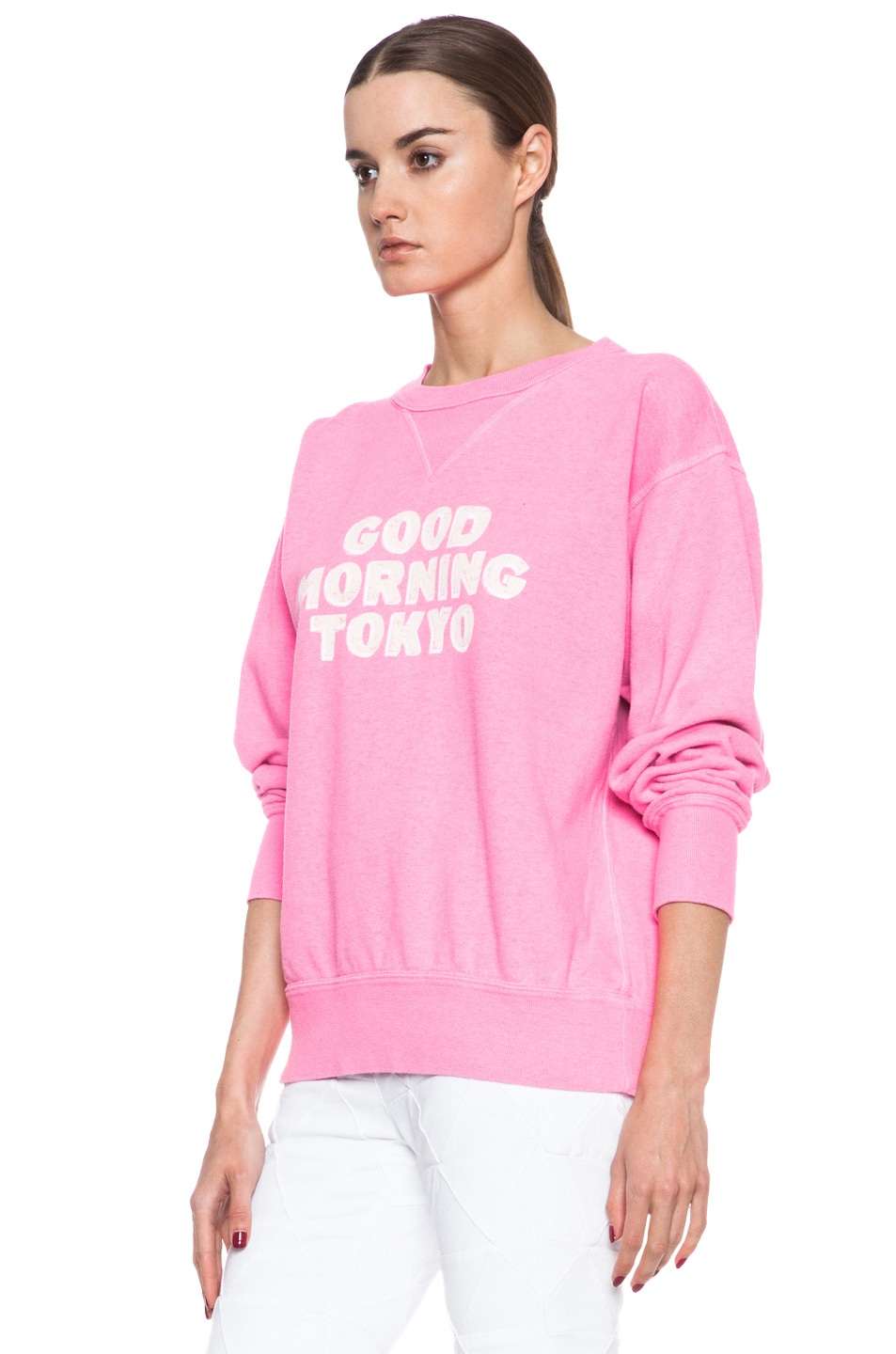 isabel marant pink sweatshirt