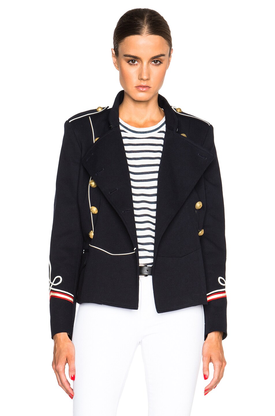 Image 1 of Isabel Marant Etoile Milford Navy Suits Jacket in Midnight