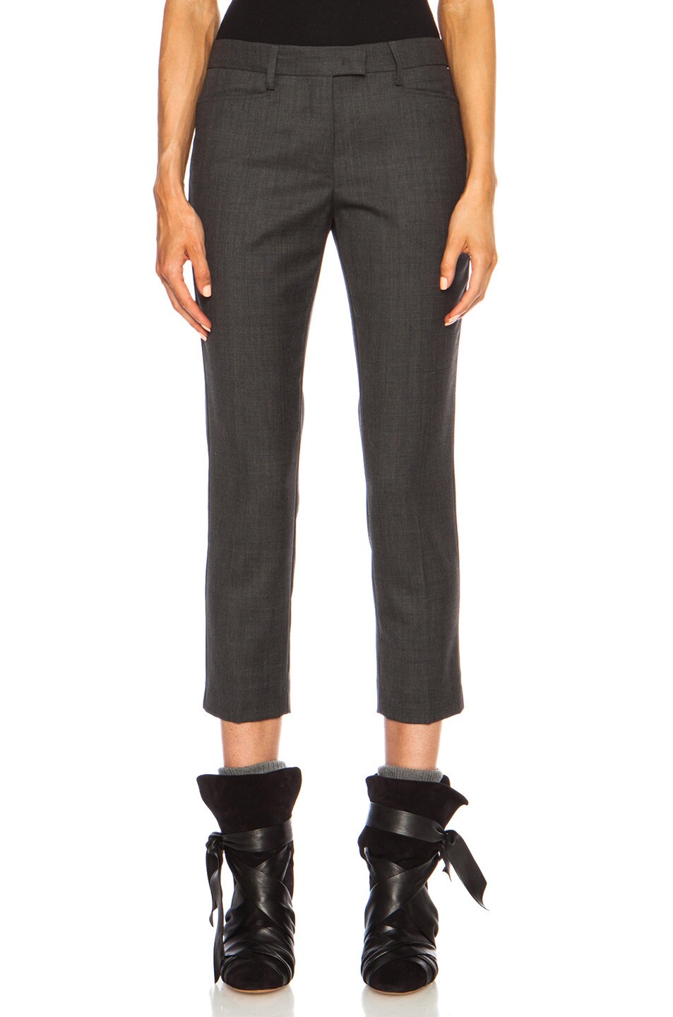 Image 1 of Isabel Marant Etoile Mika Virgin Wool Trouser in Anthracite