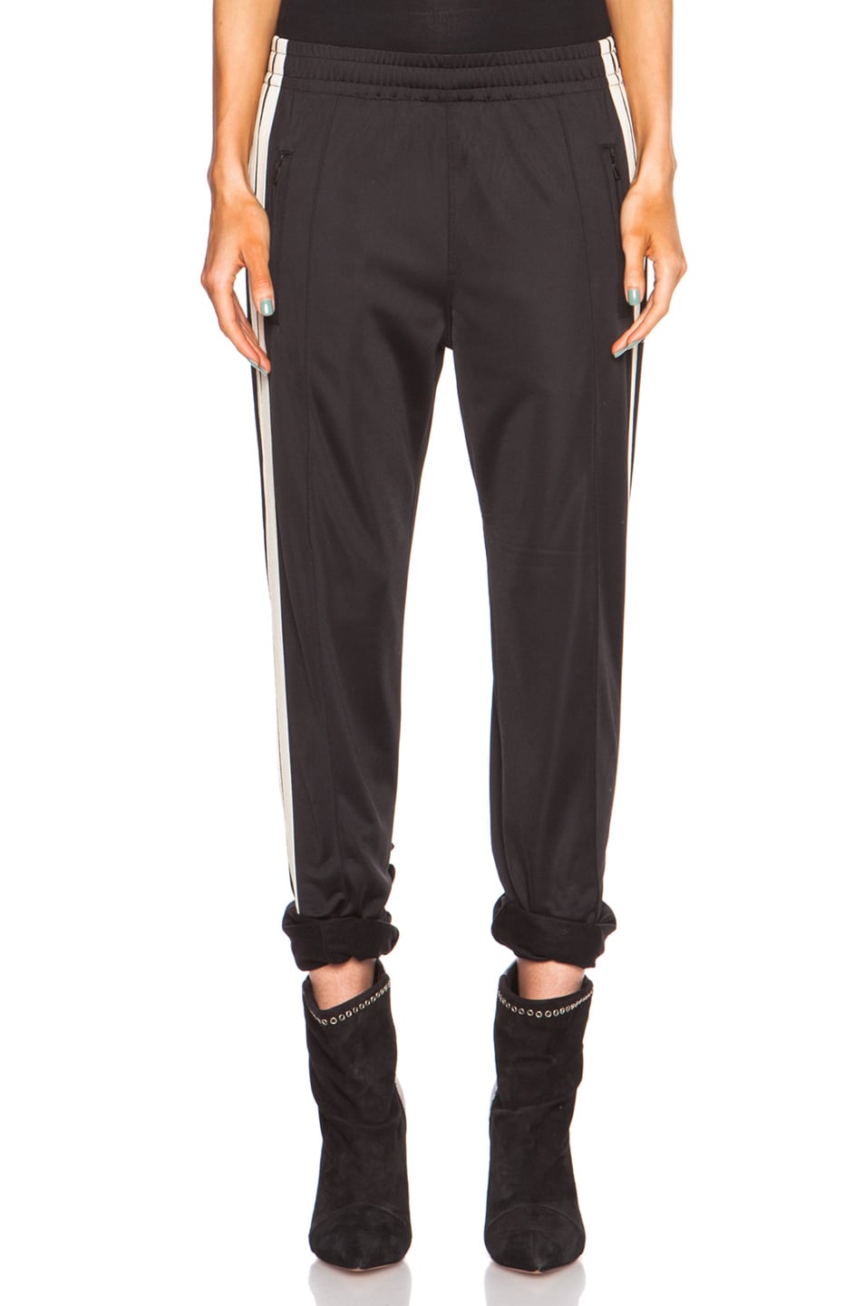 Image 1 of Isabel Marant Etoile Patsy Sporty Poly Pant in Black