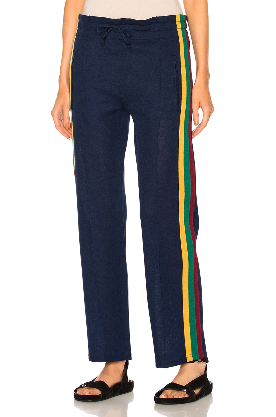 Image 1 of Isabel Marant Etoile Dobbs Sporty Knit Pants in Blue
