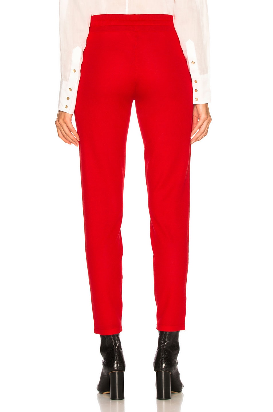 Isabel Marant Etoile Dario Pant in Red | FWRD