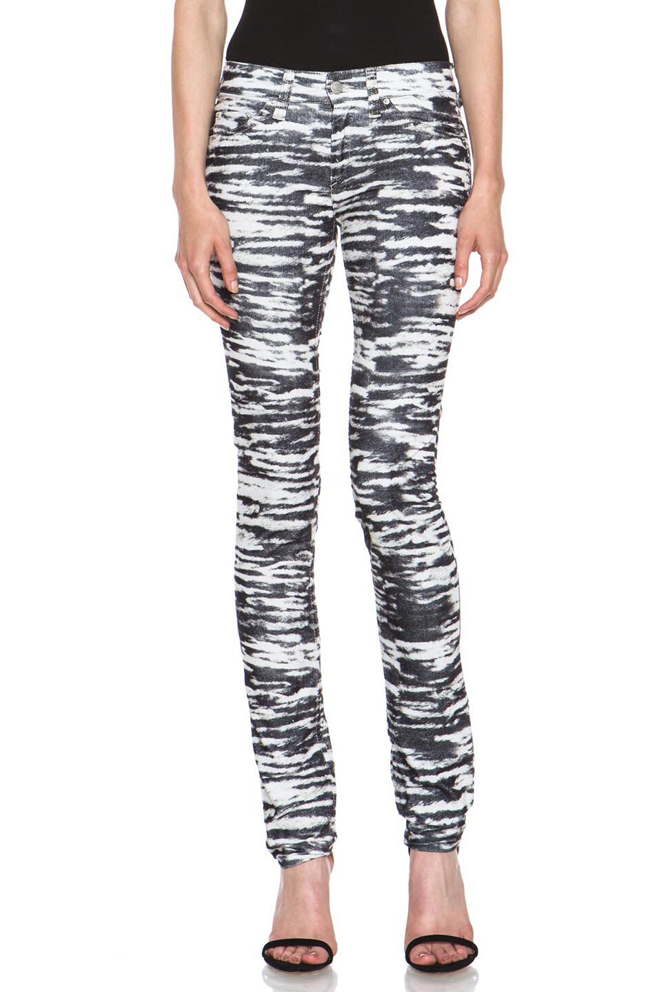 Image 1 of Isabel Marant Etoile Iti Skinny Pant in Tiger Anthracite