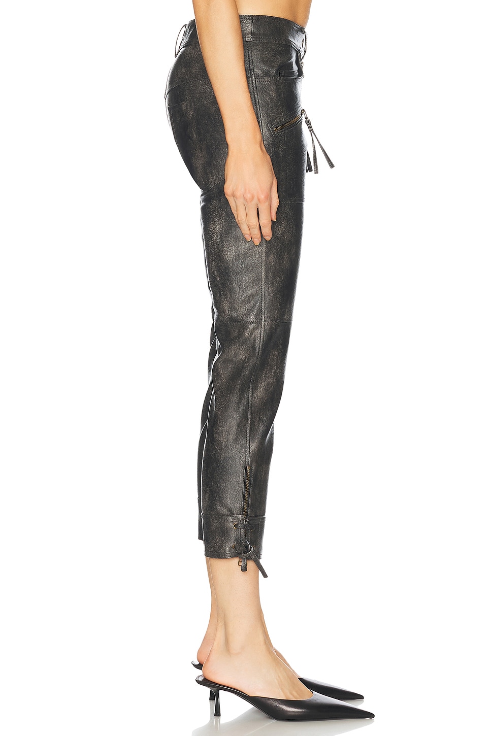 Image 3 of Isabel Marant Etoile Cindy Pant in Faded Black