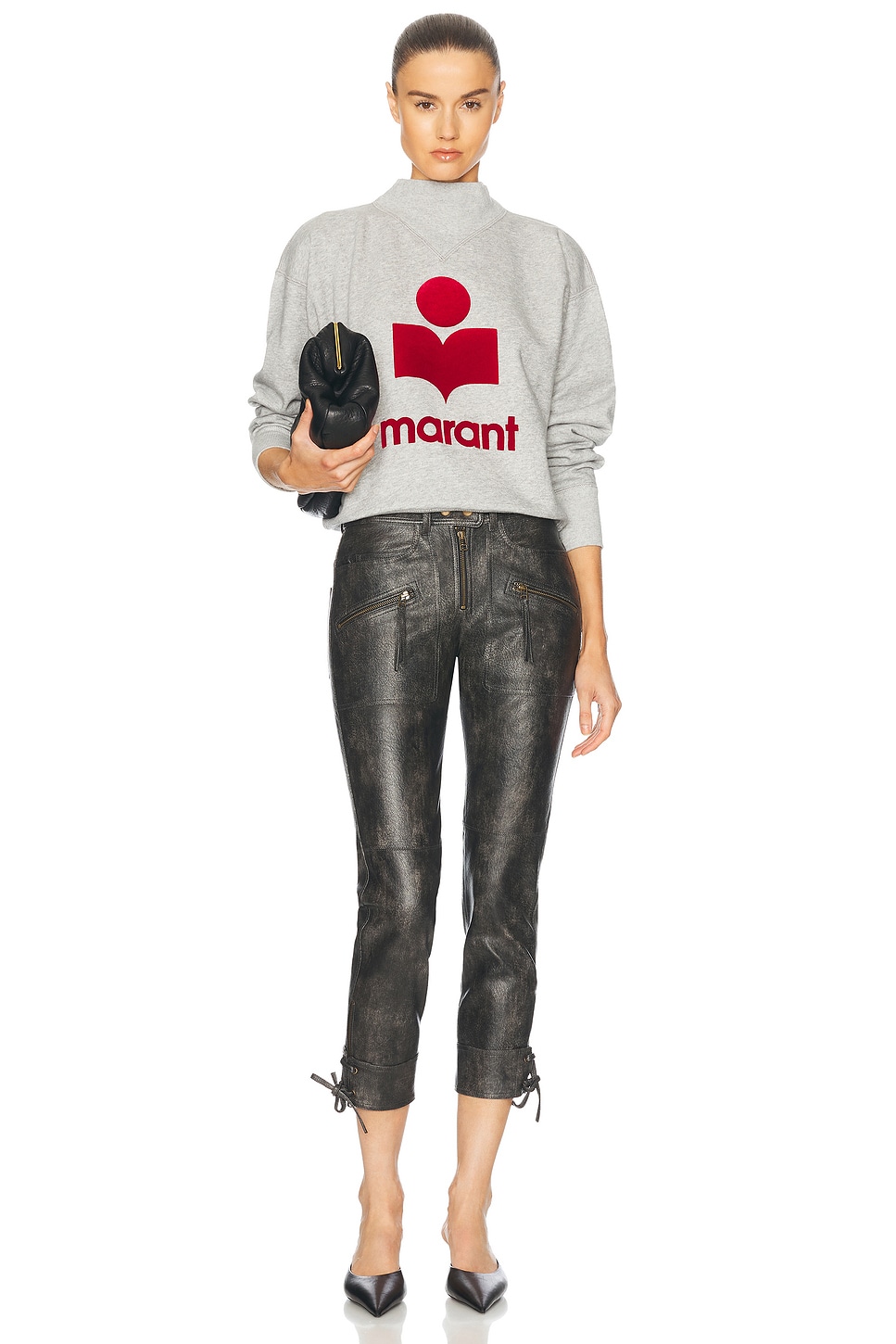 Image 5 of Isabel Marant Etoile Cindy Pant in Faded Black