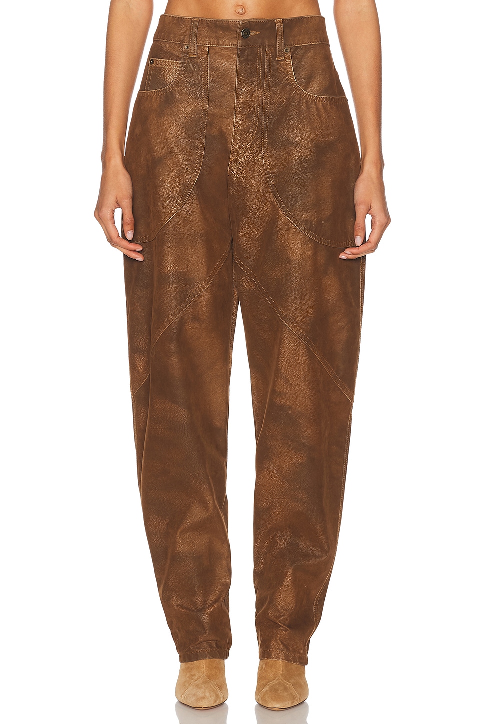 Isabel Marant Étoile Pants Isabel Marant Etoile Woman Color Brown In Brown