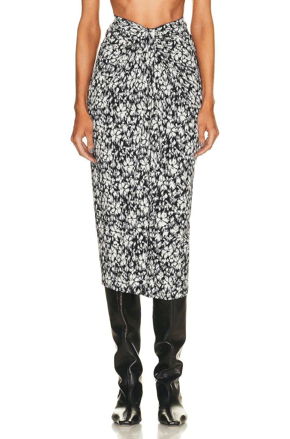 Image 1 of Isabel Marant Etoile Jeldia Skirt in Black & White