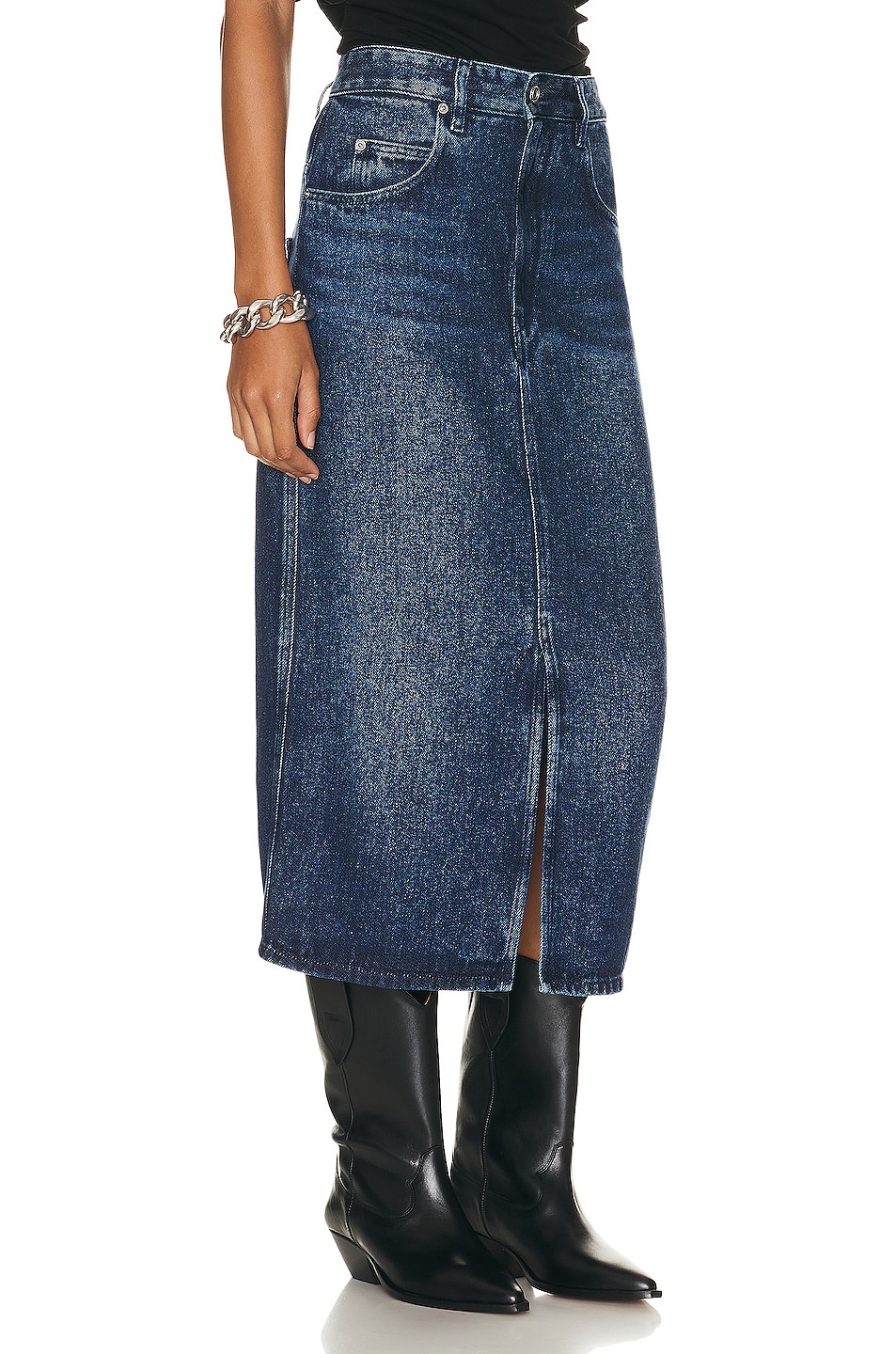 Isabel Marant Etoile Tilauria Skirt in Blue | FWRD