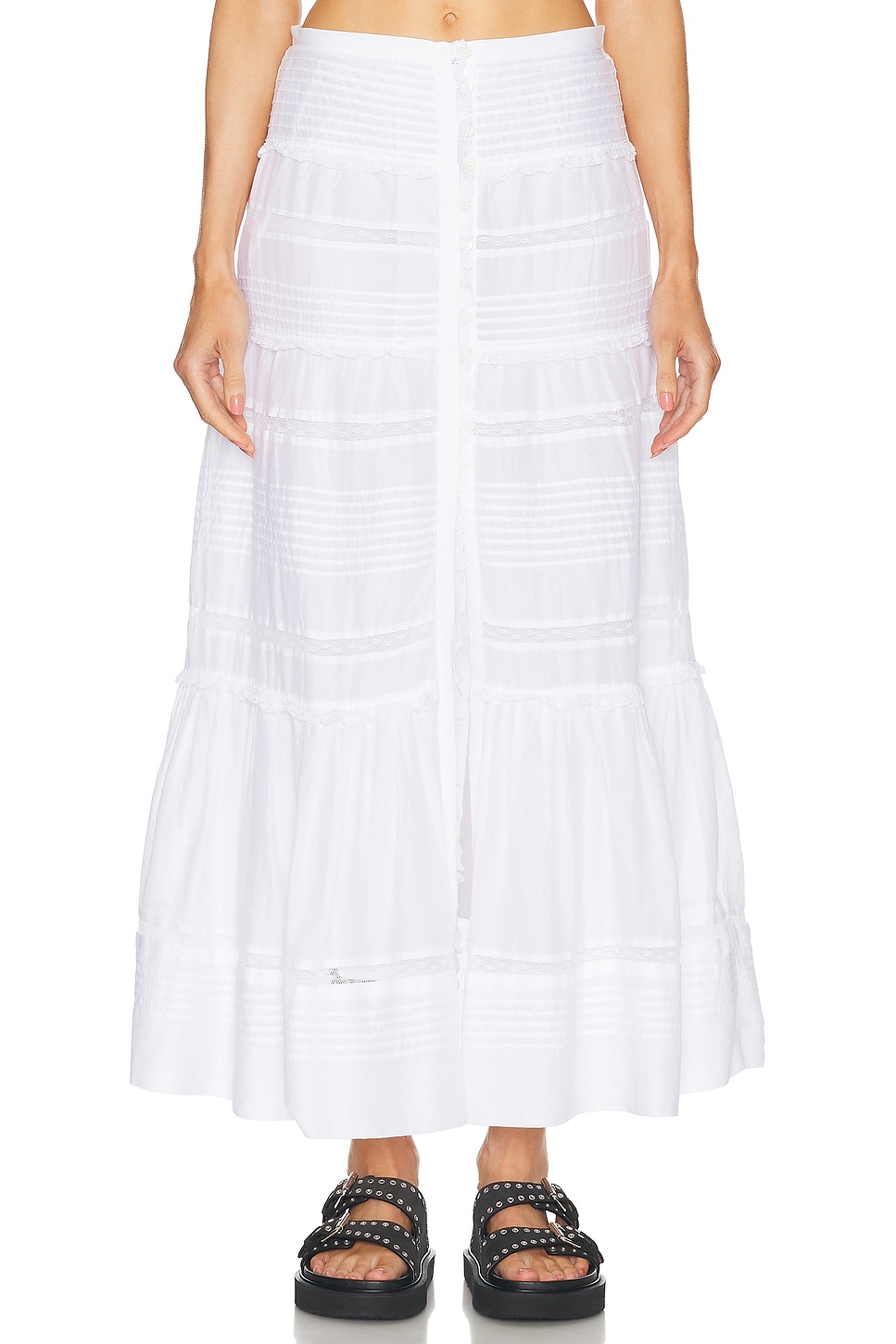 Gihane Skirt in White