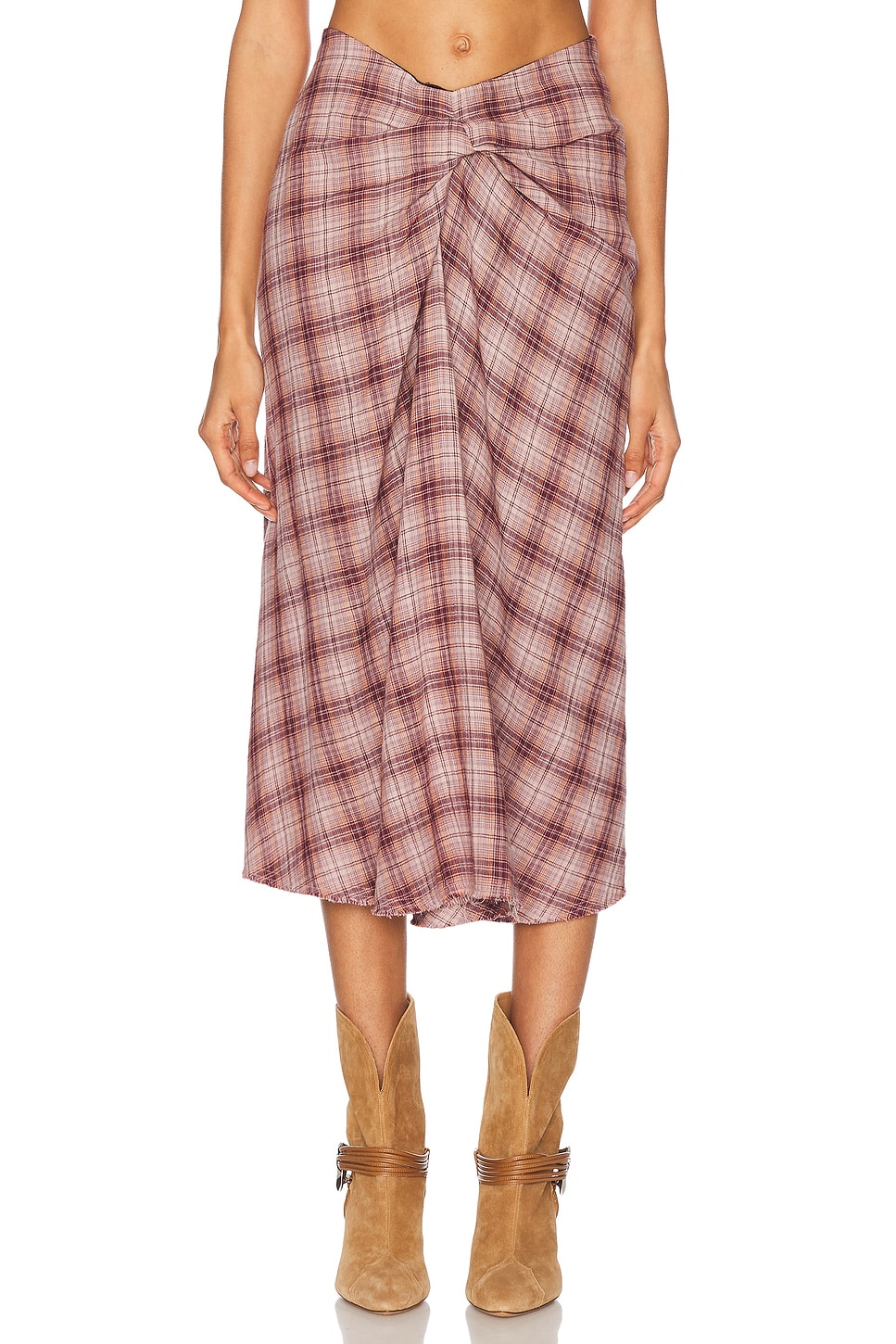 Image 1 of Isabel Marant Etoile Nicole Skirt in ROSEWOOD