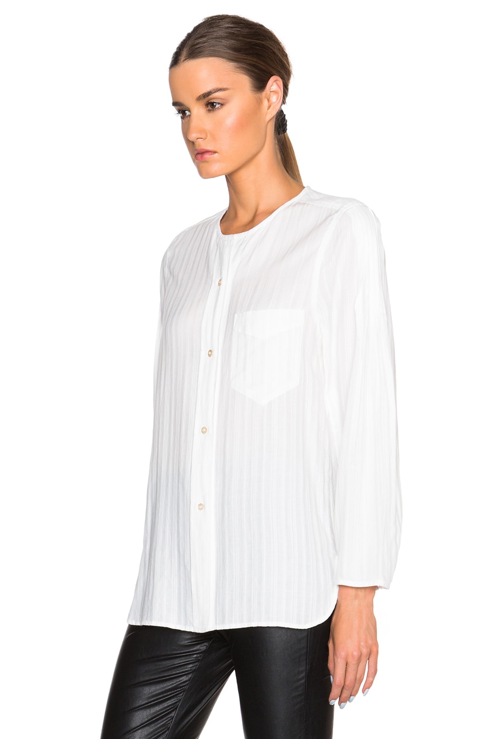 Isabel Marant Etoile Nell Dancing Shirt in White | FWRD