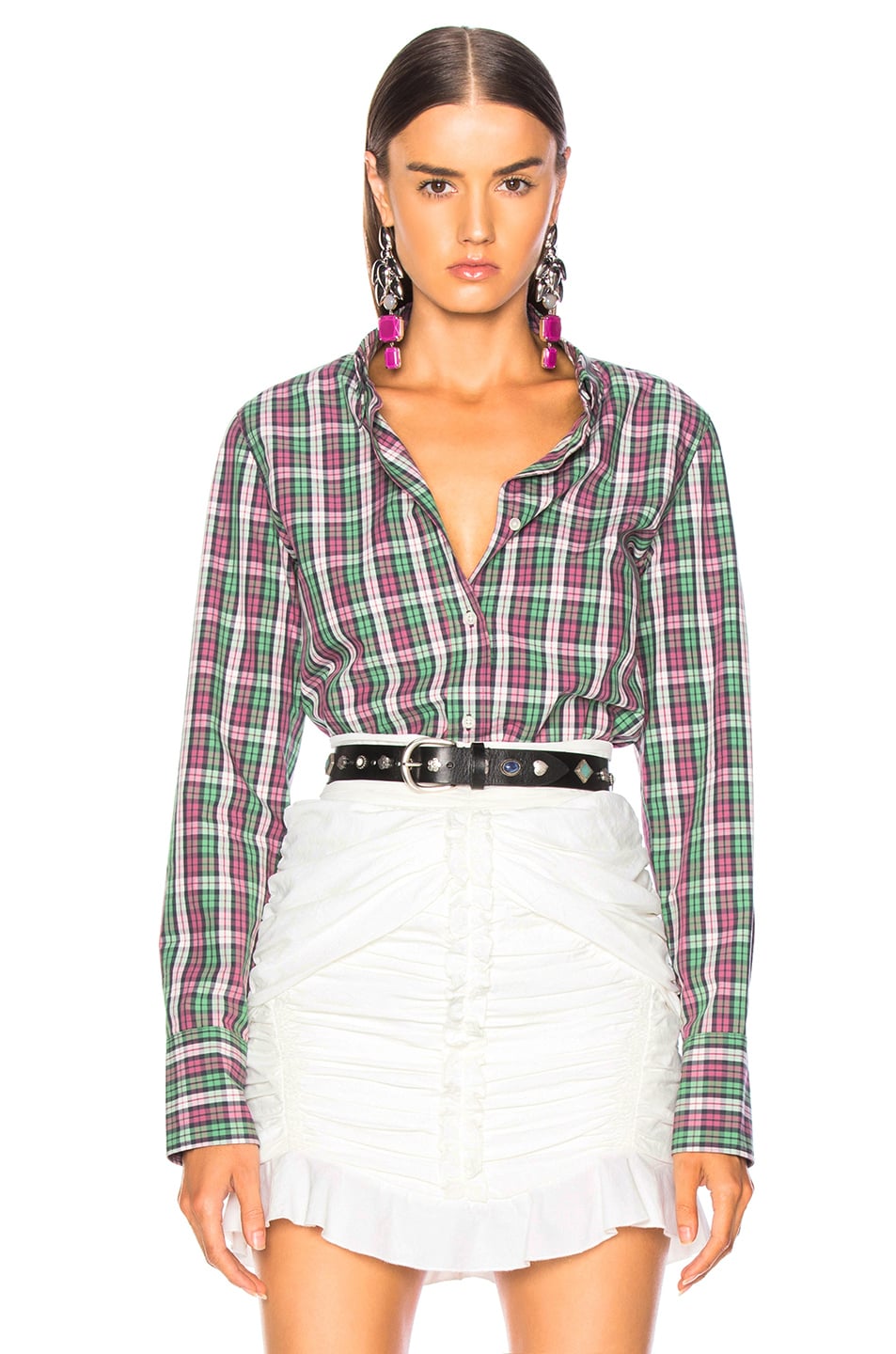 Image 1 of Isabel Marant Etoile Owill Shirt in Green