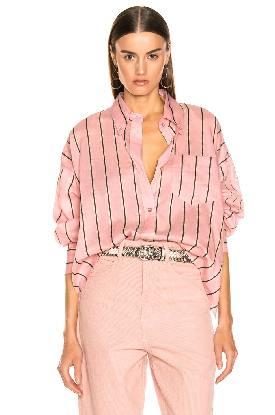 Image 1 of Isabel Marant Etoile Ycao Shirt in Light Pink