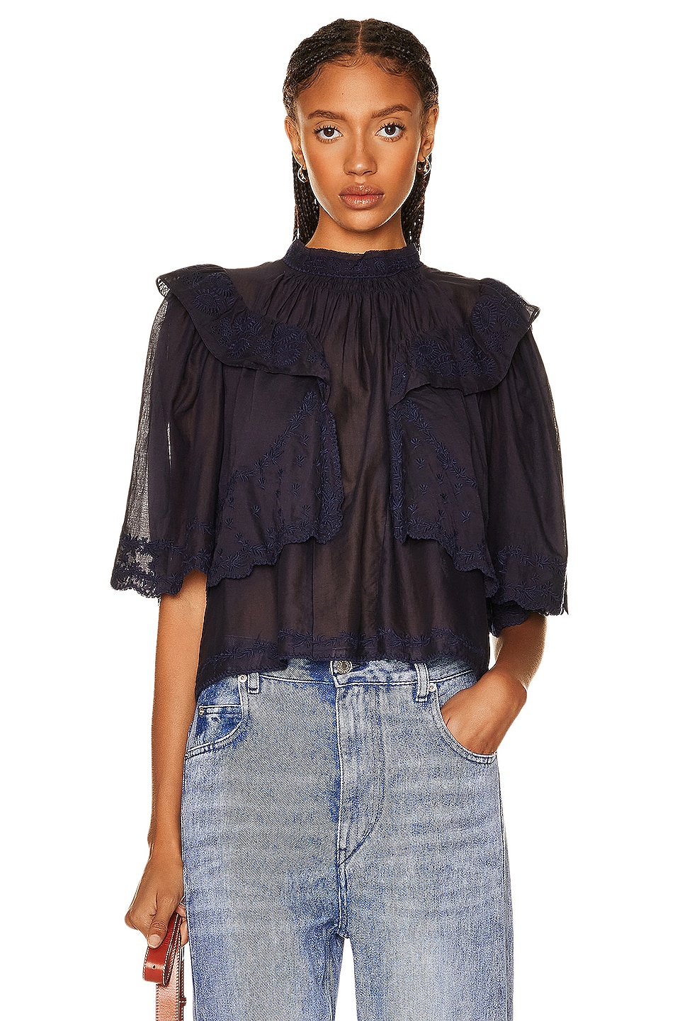 Image 1 of Isabel Marant Etoile Laeti Top in Faded Night