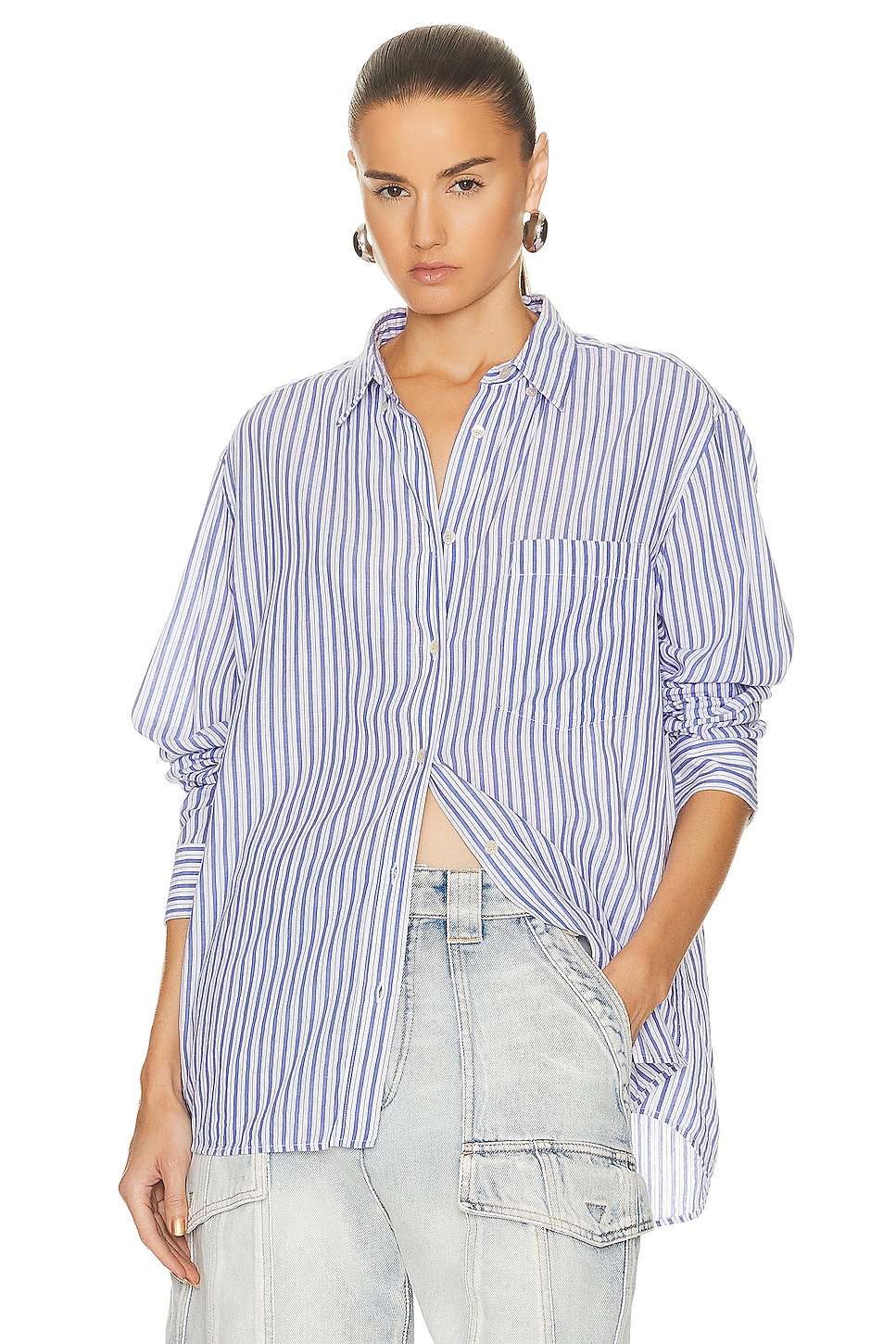 Image 1 of Isabel Marant Etoile Esola Shirt in Azure