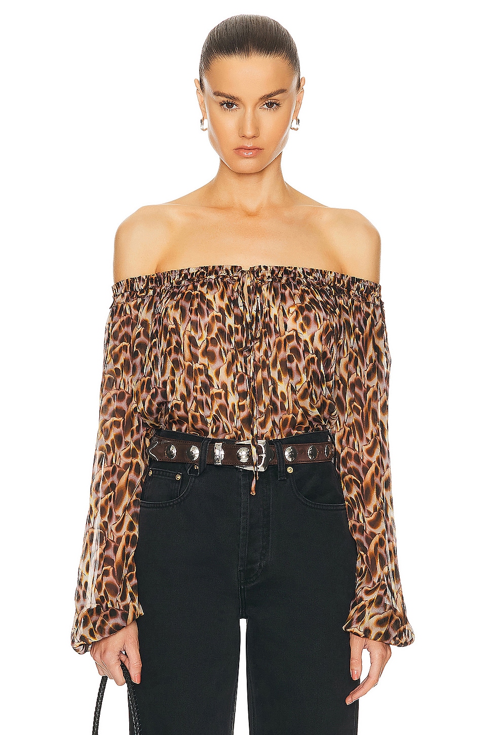 Image 1 of Isabel Marant Etoile Vutti Top in Ochre