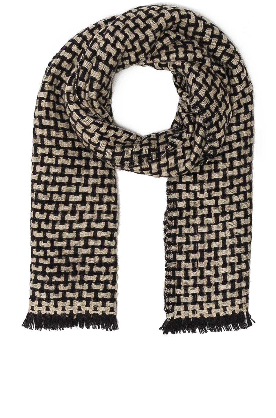 Image 1 of Isabel Marant Etoile Elna Woven Scarf in Anthracite
