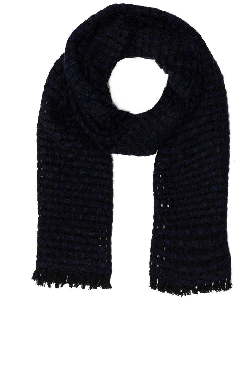 Image 1 of Isabel Marant Etoile Elna Woven Scarf in Midnight