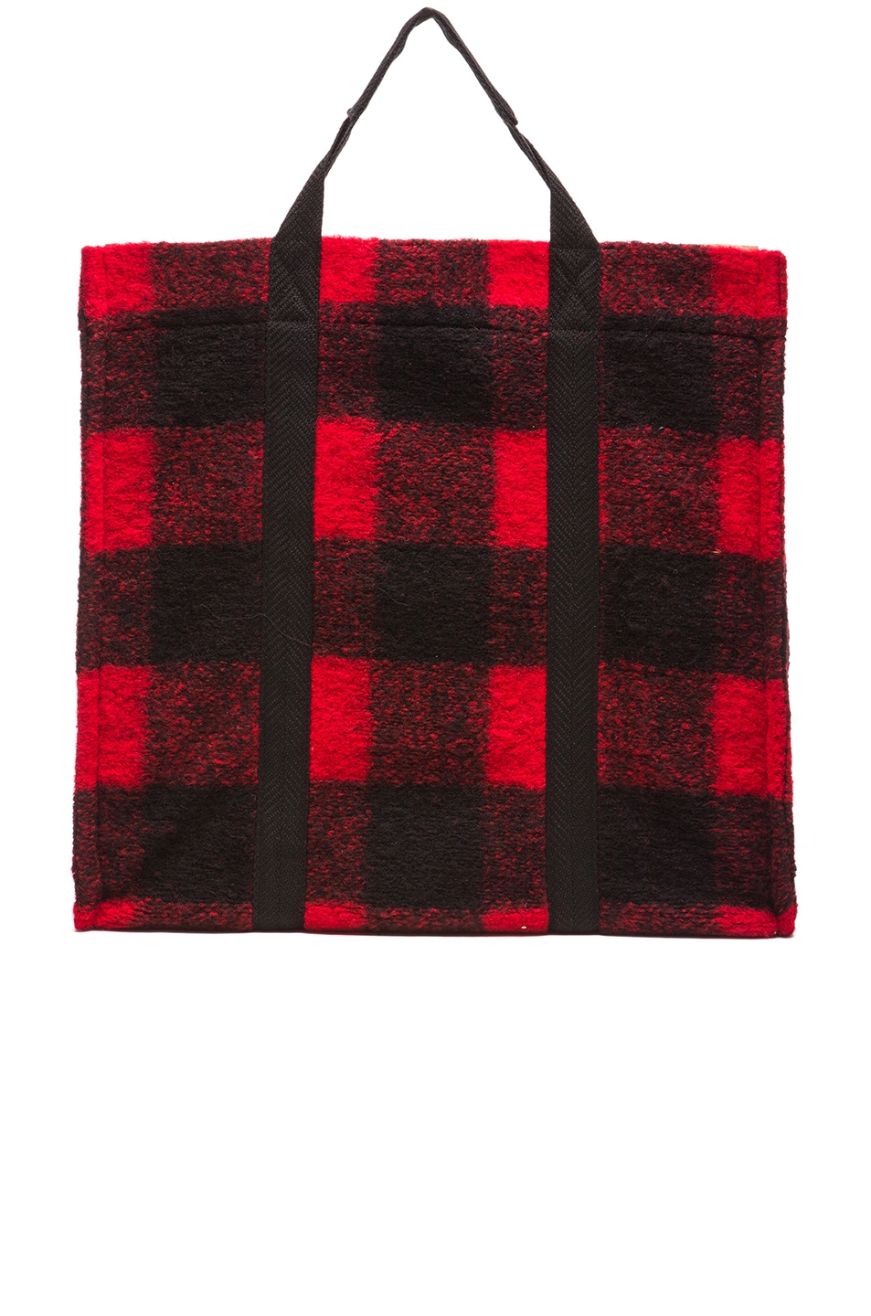 Image 1 of Isabel Marant Etoile Rusty Check Bag in Black & Red