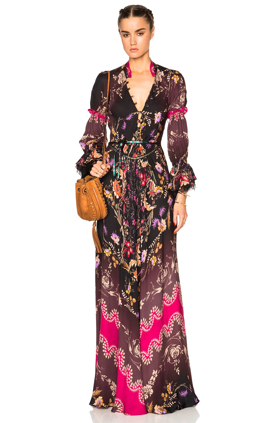 Image 1 of Etro Printed Gown in Black