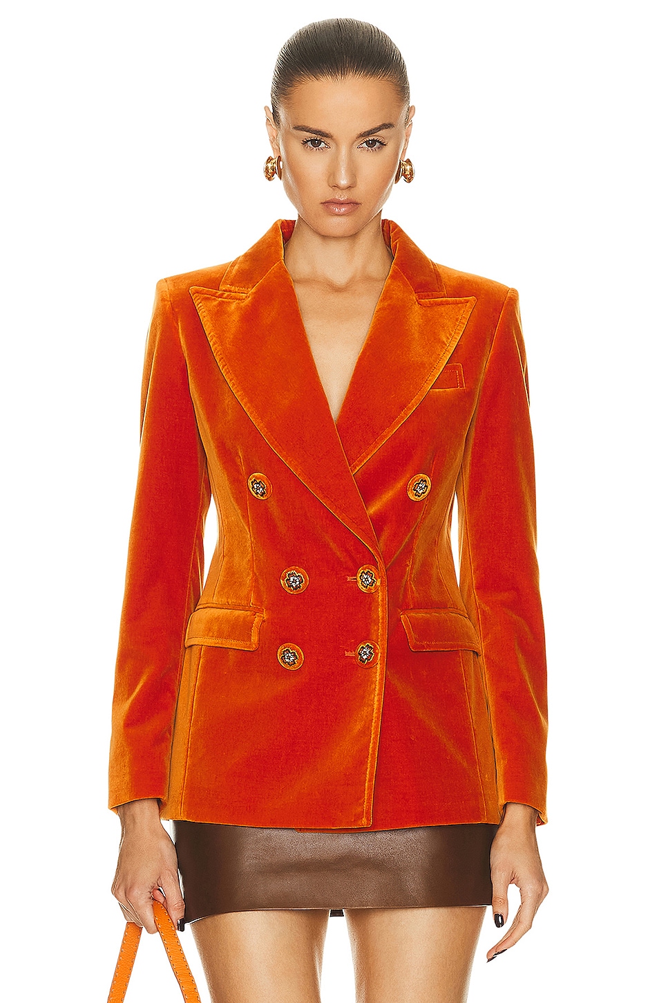 Image 1 of Etro Tailored Jacket in Orange