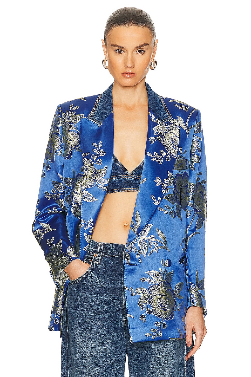 Image 1 of Etro Tailored Jacket in Blue