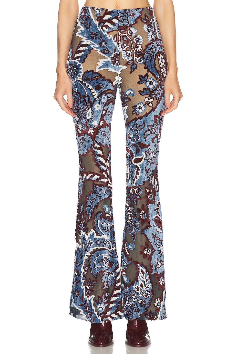 Image 1 of Etro Flare Pant in Multi
