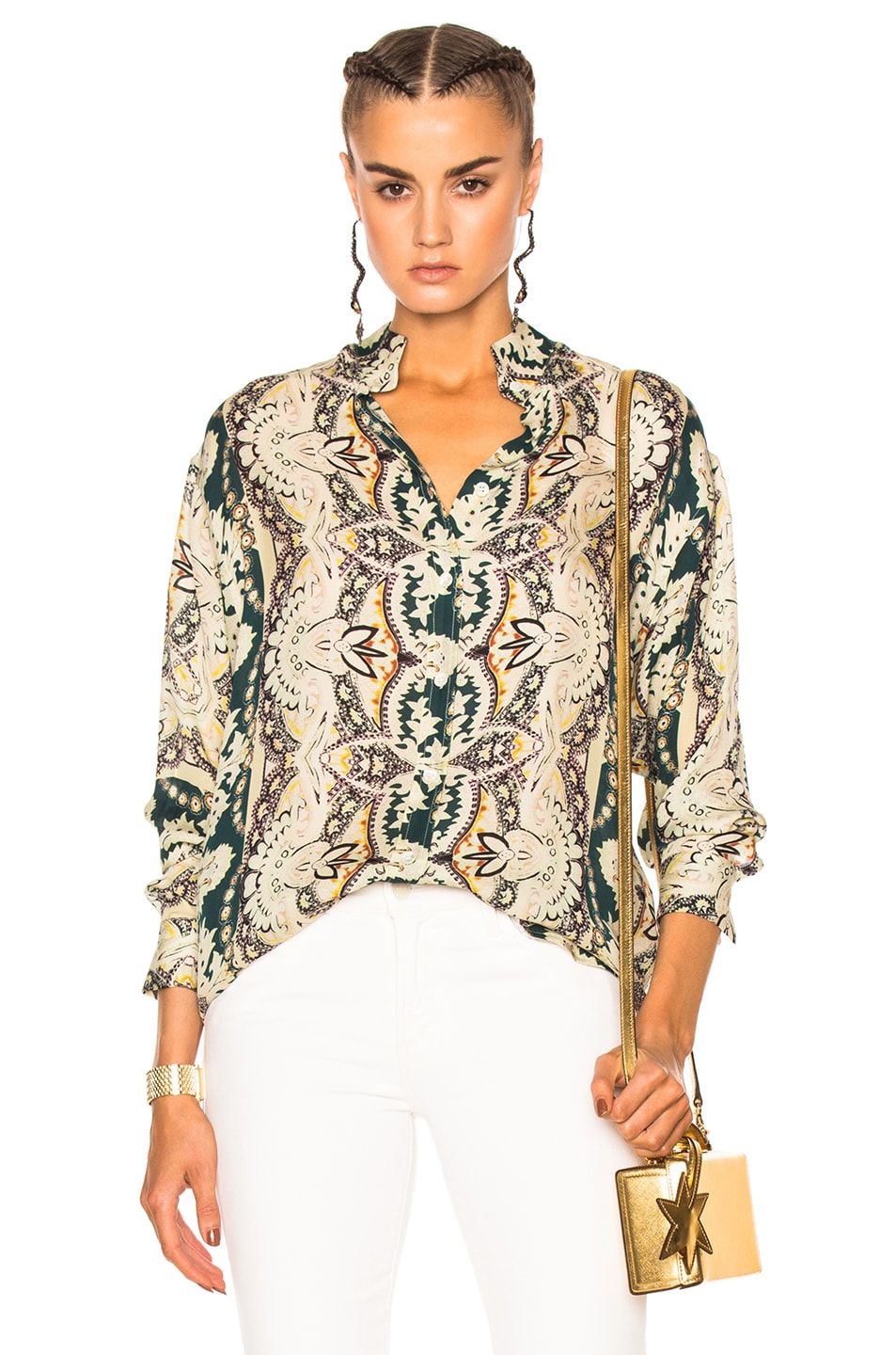 Image 1 of Etro Printed Blouse in Multi