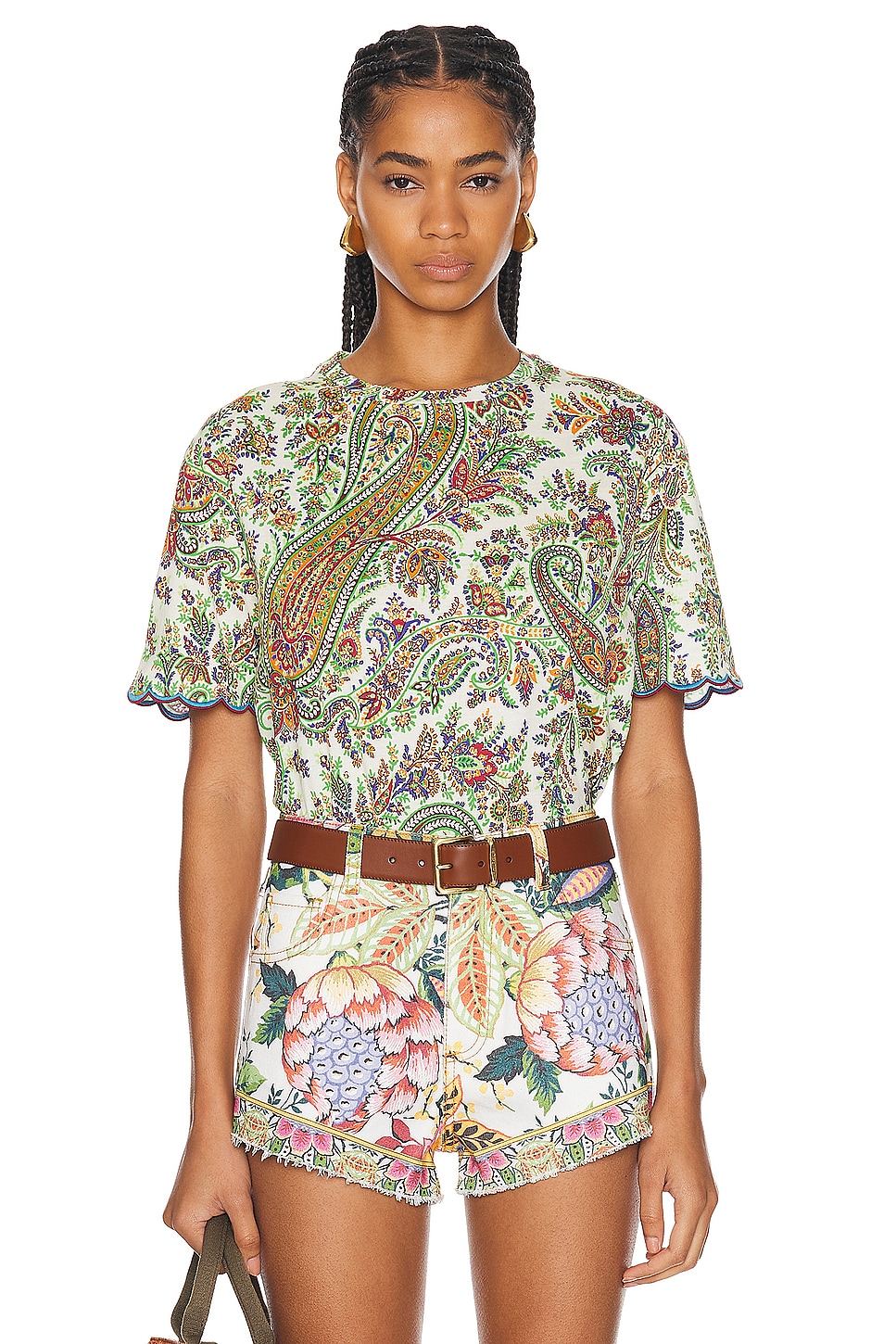 Image 1 of Etro T-shirt in Bianco