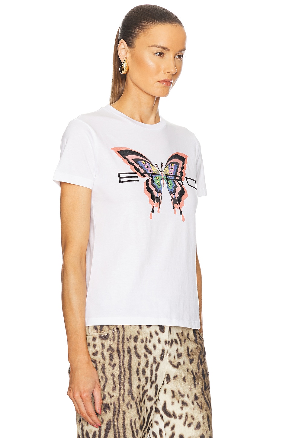 Etro Butterfly Top In White