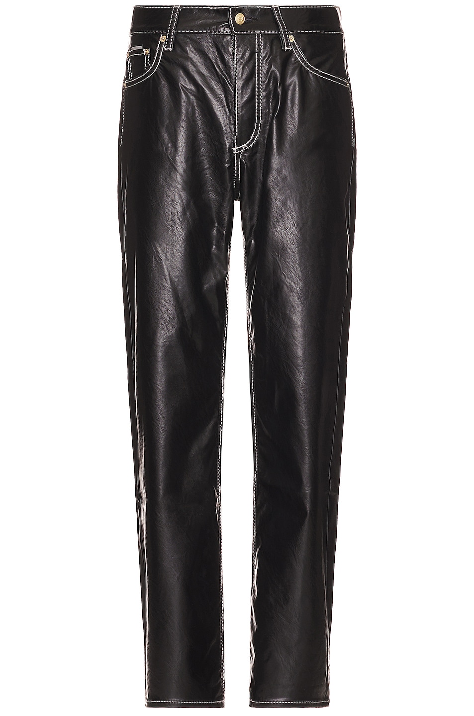 Image 1 of Eytys Benz Vegan Leather Pants in Black