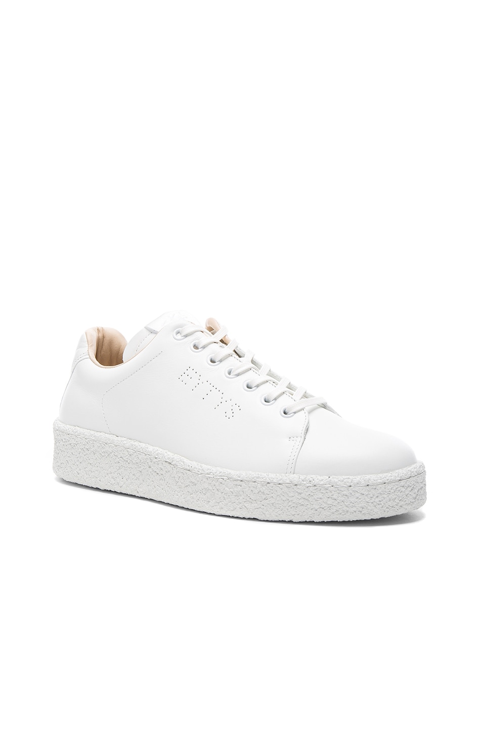 Image 1 of Eytys Ace Leather Sneakers in White