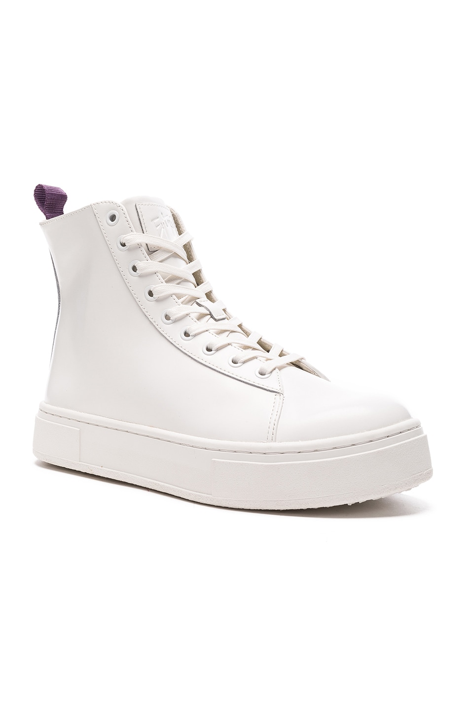 Image 1 of Eytys Leather Kibo Boots in White